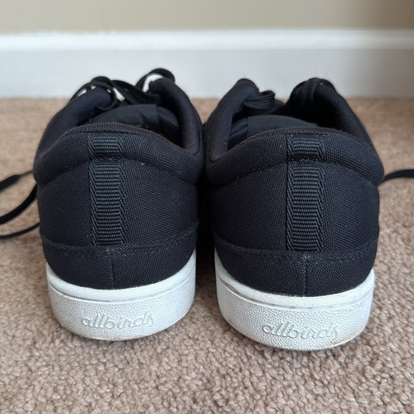 Allbirds Canvas Pacers Natural Black Blizzard Sneakers - Picture 5 of 11